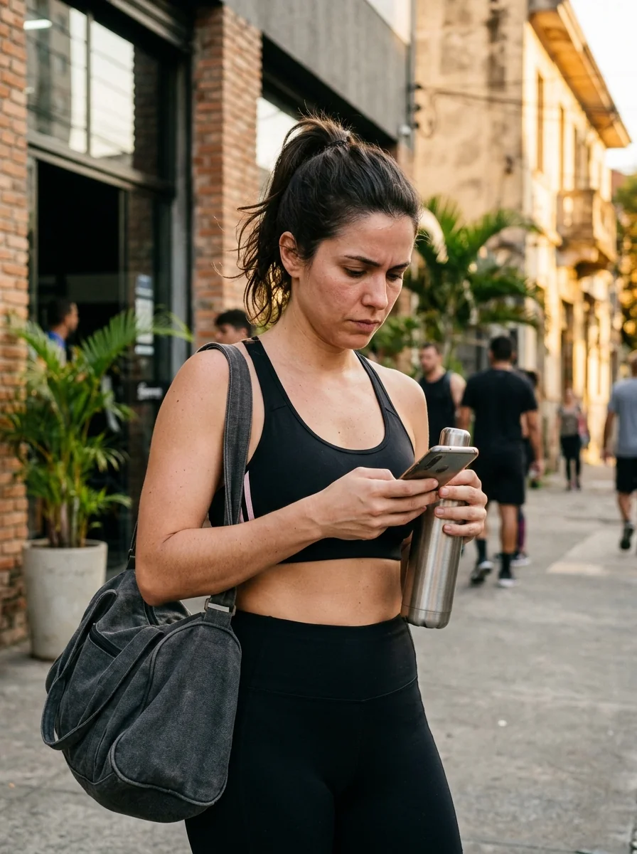 Mulher que treina e quer zerar a barriga